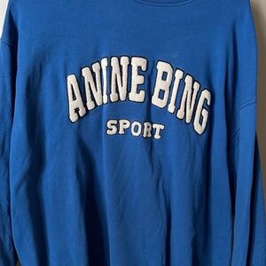 Anine Bing Sport Royal Blue Sweatshirt